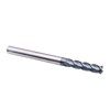 EMA04 4 Flute Square End Mill, Long Length