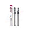 EMA06 2 Flute Ball Nose End Mill, 37°Helix, Long Length