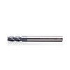 EMA10 4 Flute Corner Radius End Mill, Long Length