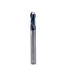 EMT06 2 Flute Carbide Ball Nose End Mill, Long Length