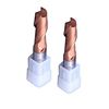 EMB01 Carbide Square End Mill, 2 Flute End Mill