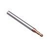EMC06 X5070 Carbide Ball End Mill, Long Length 