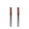 EMC10 X5070 Carbide 4 Flute Radius End Mill, Long Length