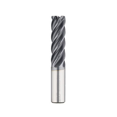EMD05 Carbide, 5 Flutes Corner-Radius End Mill, High-Speed Milling