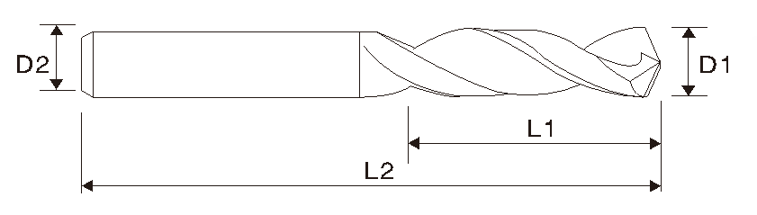 Solid Carbide Drills, DIN6539